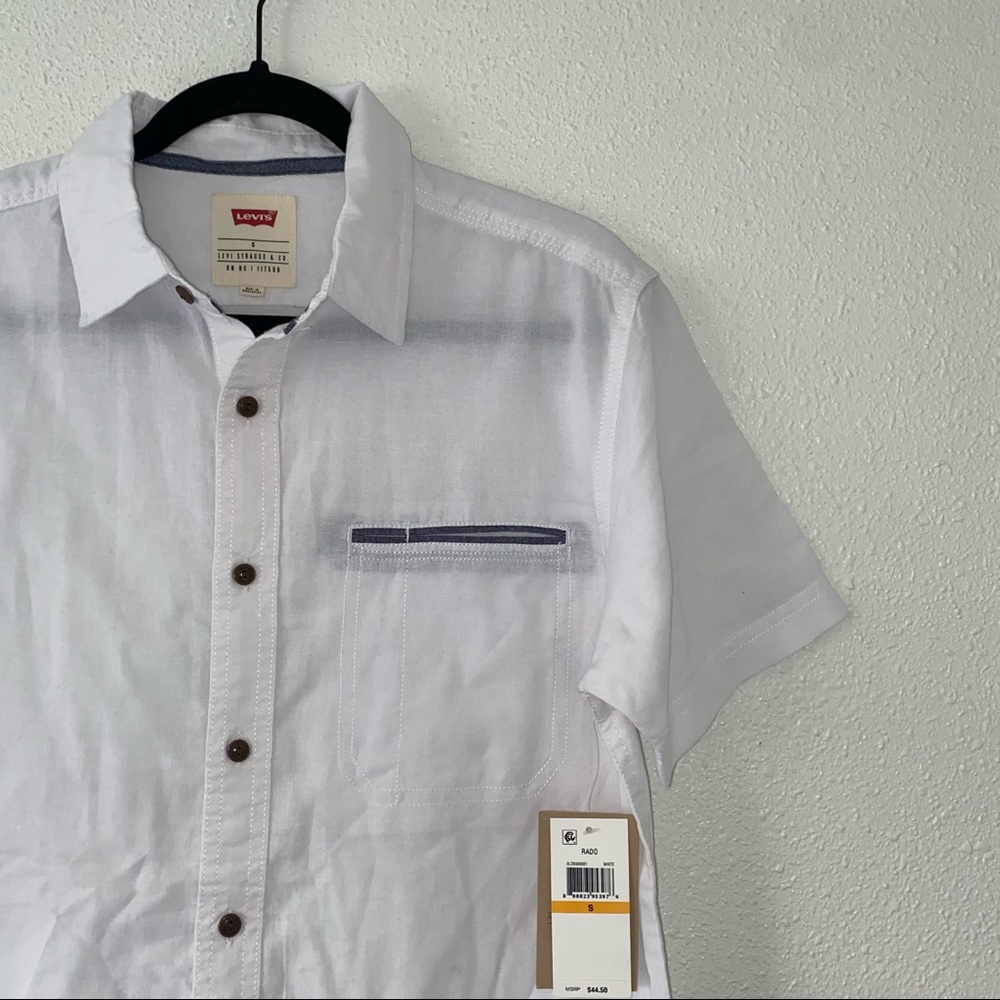 Levi’s button down shirt, s, white, rado